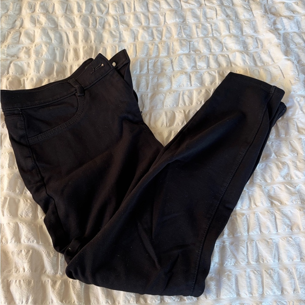 LOFT Women's Classic Black Skinny Jeans